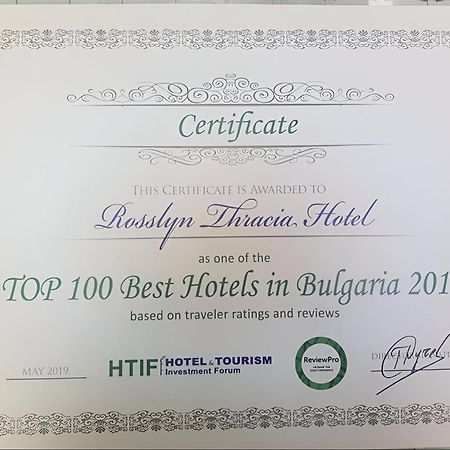 Rosslyn Thracia Hotel Sofia Exterior photo